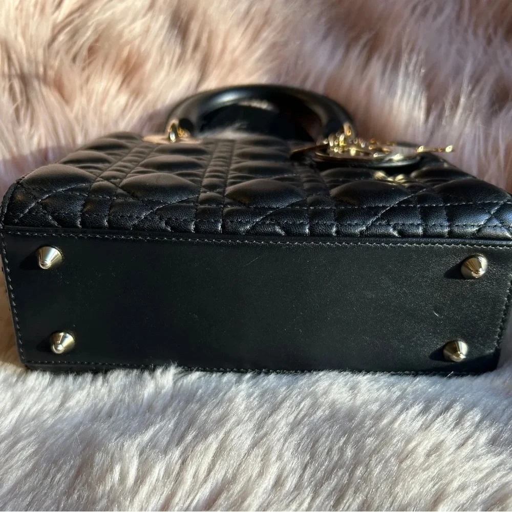 LADY DIOR SMALL BLACK - Picture 2 of 9